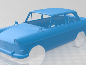 opel rekord p2 1960 printable body car Modèles 3D en vedette