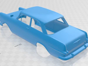 opel rekord p2 1960 printable body car 3D Print Model
