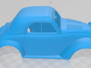 fiat 500 topolino 1936 printable body car Modelo de Impressão 3D