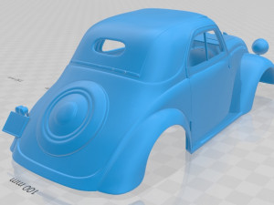 fiat 500 topolino 1936 printable body car Modelo de Impressão 3D