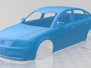 폭스바겐 파사트 b5 1997 인쇄 가능한 차체 자동차 3D 프린트 모델