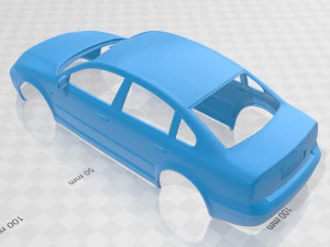 volkswagen passat b5 1997 printable body car 3D Print Model