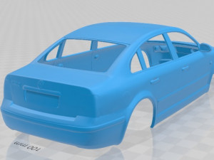 volkswagen passat b5 1997 printable body car 3D प्रिंट मॉडल