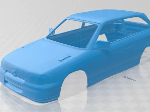 opel astra gsi 1991 printable body car 3D Print Model