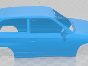 opel astra gsi 1991 printable body car Modèles 3D en vedette