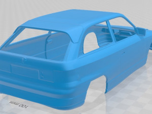 opel astra gsi 1991 printable body car Modèles 3D en vedette