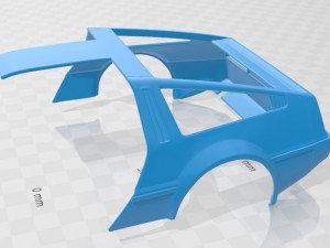 delorean dmc 12 1981 printable car 3D Print Model