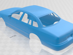 crown victoria 1995 printable body car 3Dプリントモデル