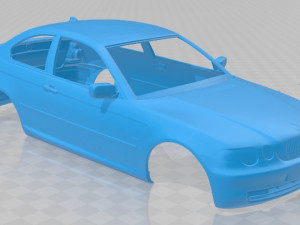 series 3 compact 2004 printable body car 3D Baskı Modeli