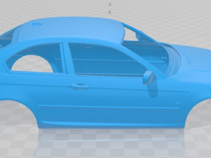 series 3 compact 2004 printable body car 3D Baskı Modeli