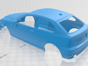 series 3 compact 2004 printable body car 3D Baskı Modeli