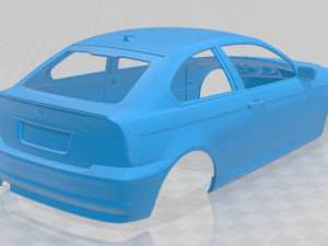 series 3 compact 2004 printable body car 3D Baskı Modeli