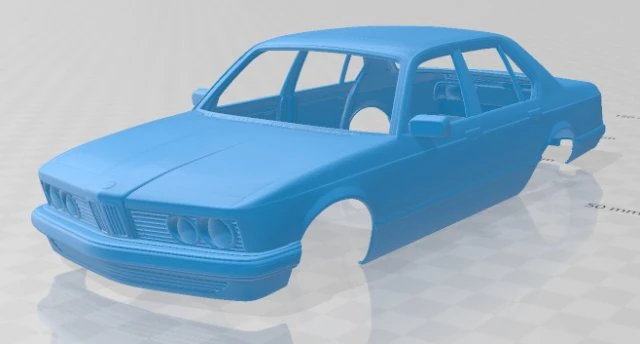 series 7 1982 printable body car 3D Print Model .c4d .max .obj .3ds .fbx .stl .blend 