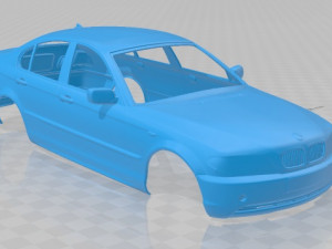 series 3 e46 2004 printable body car 3Dプリントモデル