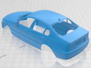 series 3 e46 2004 printable body car 3Dプリントモデル