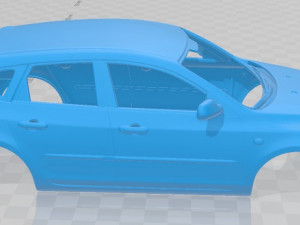 mazda 3 hatchback 2003 printable body car Modèles 3D en vedette