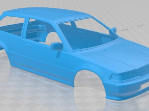 honda civic hatchback 1987 printable body car Model do druku 3D