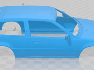 honda civic hatchback 1987 printable body car 3D Print Model