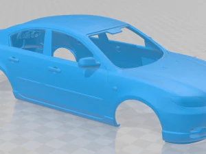 mazda 3 sedan 2005 printable body car 3D Print Model