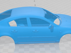 mazda 3 sedan 2005 printable body car 3D 打印模型