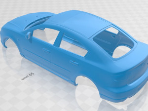 mazda 3 sedan 2005 printable body car 3D 打印模型