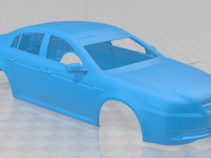 acura tl 2007 printable body car 3D Принт Модель