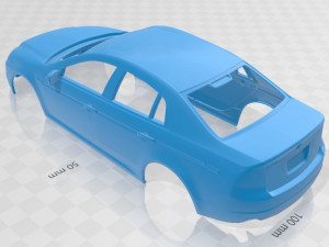 acura tl 2007 printable body car 3D Принт Модель