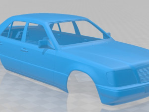 mercedes benz e class sedan 1993 printable body car Modèles 3D en vedette