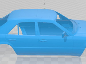 mercedes benz e class sedan 1993 printable body car Modèles 3D en vedette
