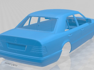 mercedes benz e class sedan 1993 printable body car Modèles 3D en vedette