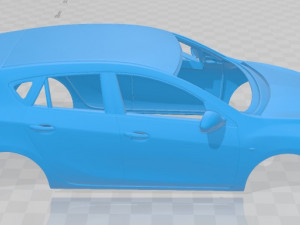 mazda 3 hatchback 2011 printable body car 3D 프린트 모델