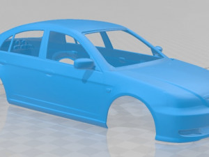 honda civic 2001 printable body car 3D Print Model