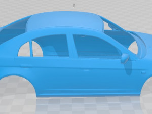 honda civic 2001 printable body car 3D Print Model