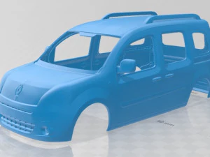 ルノー カングー 2010 印刷可能なボディ車 3Dプリントモデル