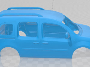 renault kangoo 2010 printable body car Modelo de Impressão 3D