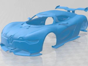 renault alpine a110-50 2012 carroceria imprim&iacute;vel Modelo de Impressão 3D