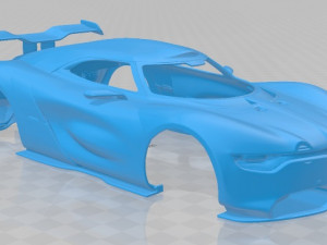 renault alpine a110-50 2012 printable body car 3D Print Model