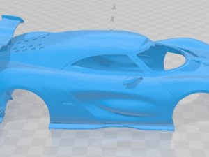 renault alpine a110-50 2012 printable body car 3D Print Model