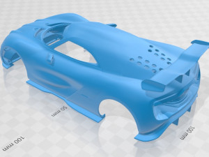 renault alpine a110-50 2012 printable body car 3D Print Model