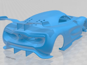 renault alpine a110-50 2012 printable body car 3D Print Model