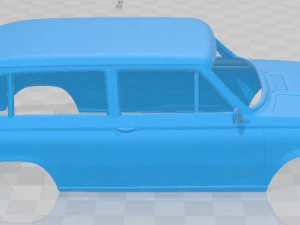 volvo 66 kombi 1975 printable body car 3D Print Model