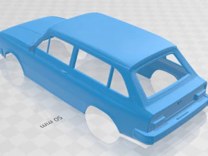 volvo 66 kombi 1975 printable body car 3D Print Model
