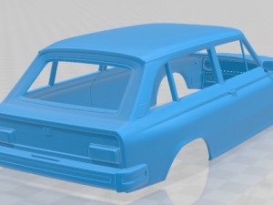 volvo 66 kombi 1975 printable body car 3D प्रिंट मॉडल