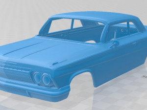 impala ss 1962 printable body car 3D Print Model