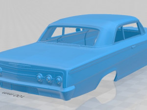 impala ss 1962 printable body car Model do druku 3D