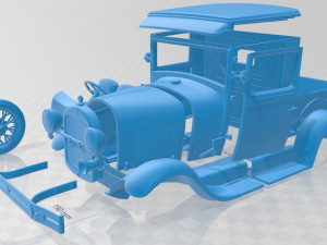 model a pickup 1928 printable car 3D Print Model
