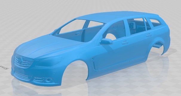 holden vf commodore calais v sportwagon 2013 printable body car 3Dプリントモデル .c4d .max .obj .3ds .fbx .stl .blend 