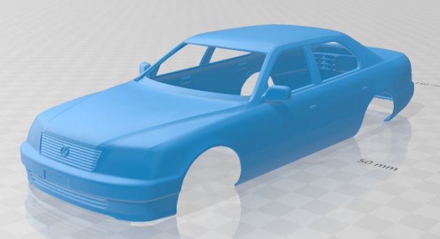 lexus ls xf20 1997 printable body car 3D Принт Модель .c4d .max .obj .3ds .fbx .stl .blend 