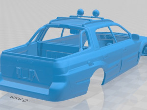 subaru baja 2002 printable body car Modello di stampa 3D