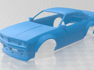 boss s14 yazdırılabilir g&ouml;vdeli araba 3D Baskı Modeli